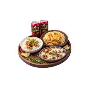 Chicken Biryani / Pulao + Soft Drink
